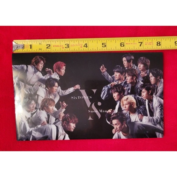 Six Tones Vs Snow Man JPOP Envelope 8 x 4.75 Inches 7-11 US Seller - Picture 4 of 4